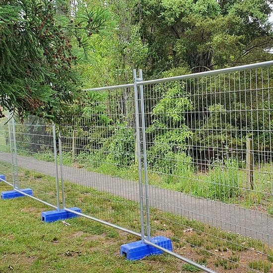 Durable temporary fence for short-term security needs in Australia.
